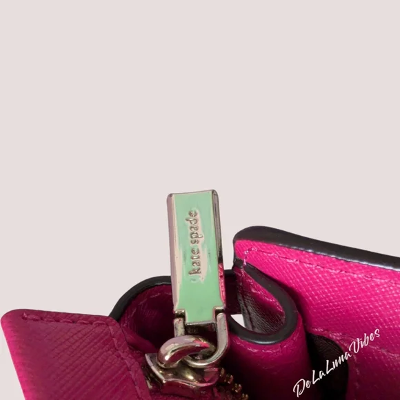 Kate Spade New York Medium Satchel Handbag in Fuchsia - Picture 12 of 16